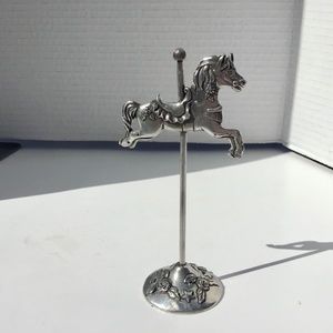 Seagull Pewter Carousel Horse Earring Tree Rose Stars Design 1990 Fantasy Canada